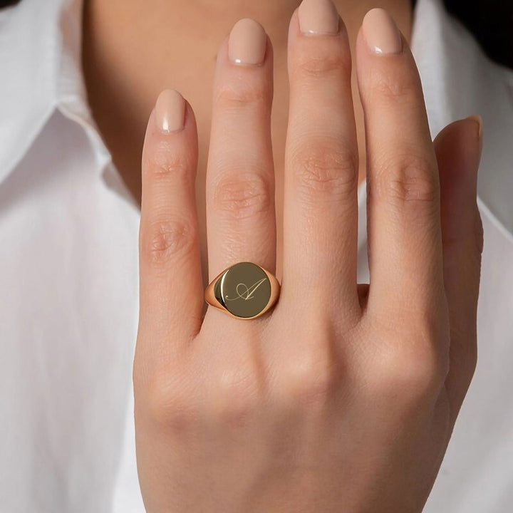 Anello Chevalier Tondo personalizzato - My Mo Gioielli