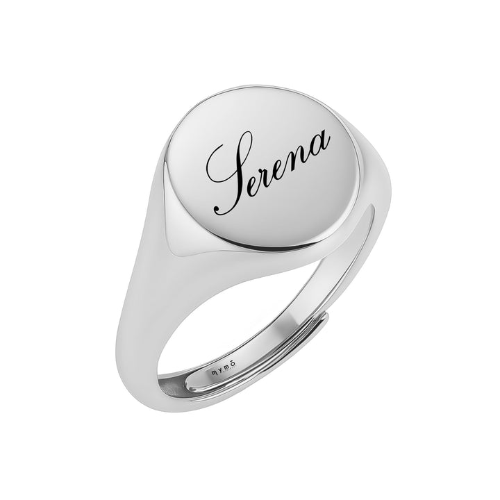 Anello Chevalier Tondo personalizzato - My Mo Gioielli