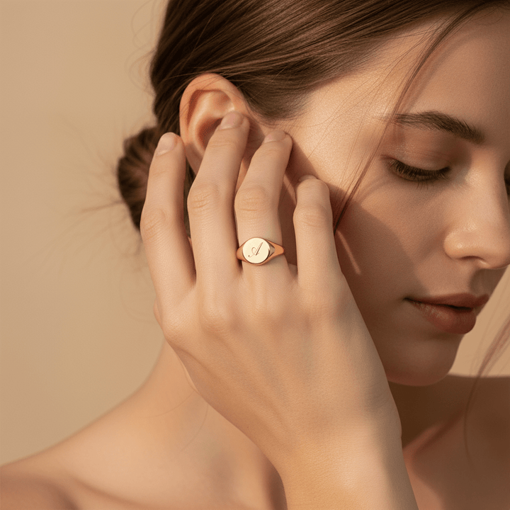 Anello Chevalier Tondo personalizzato - My Mo Gioielli