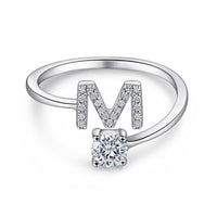 Anello Contrariè Con Lettera Iniziale e punto luce
