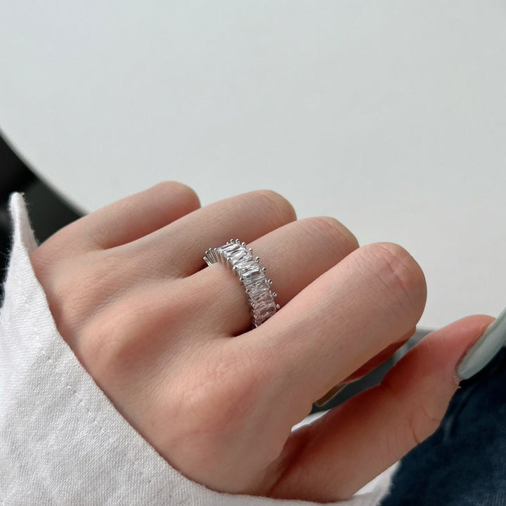Anello Veretta con Baguette Emerald Cut - My Mo Gioielli