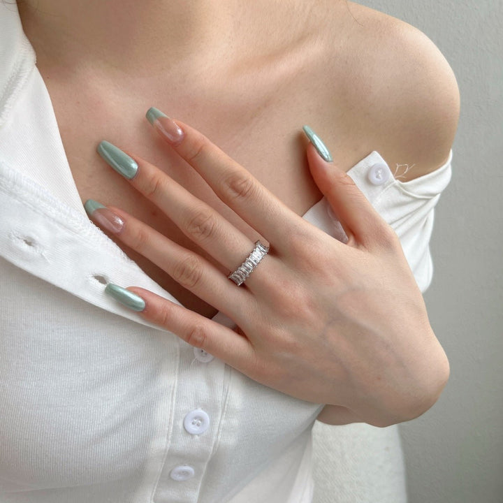 Anello Veretta con Baguette Emerald Cut - My Mo Gioielli