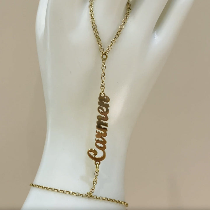 Bracciale Baciamano personalizzato con Nome - My Mo Gioielli