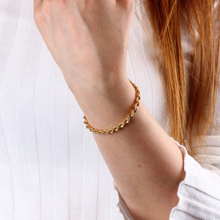 Bracciale Fune Corda Big in Argento 925 - My Mo Gioielli