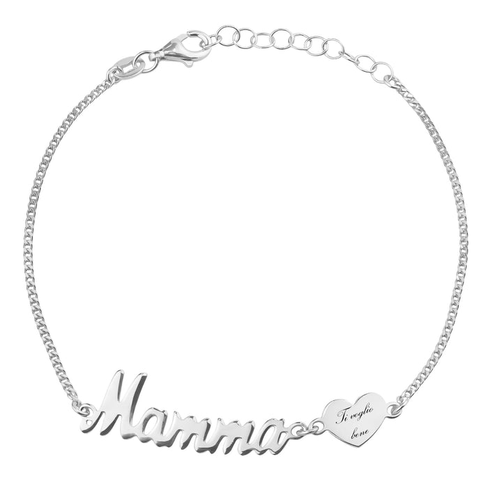 Bracciale Mamma con Cuore Ti Voglio Bene - My Mo Gioielli