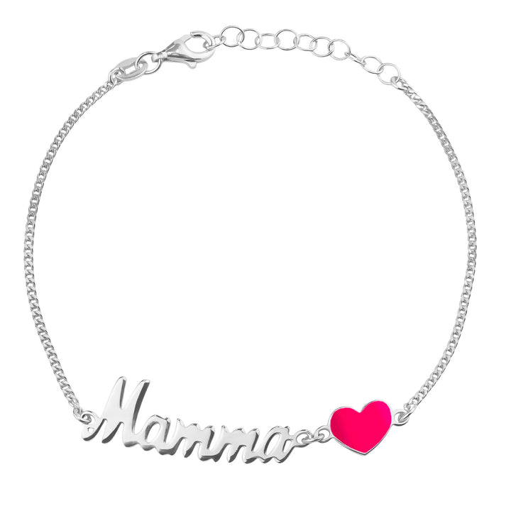 Bracciale Mamma Cuore Rosa - My Mo Gioielli