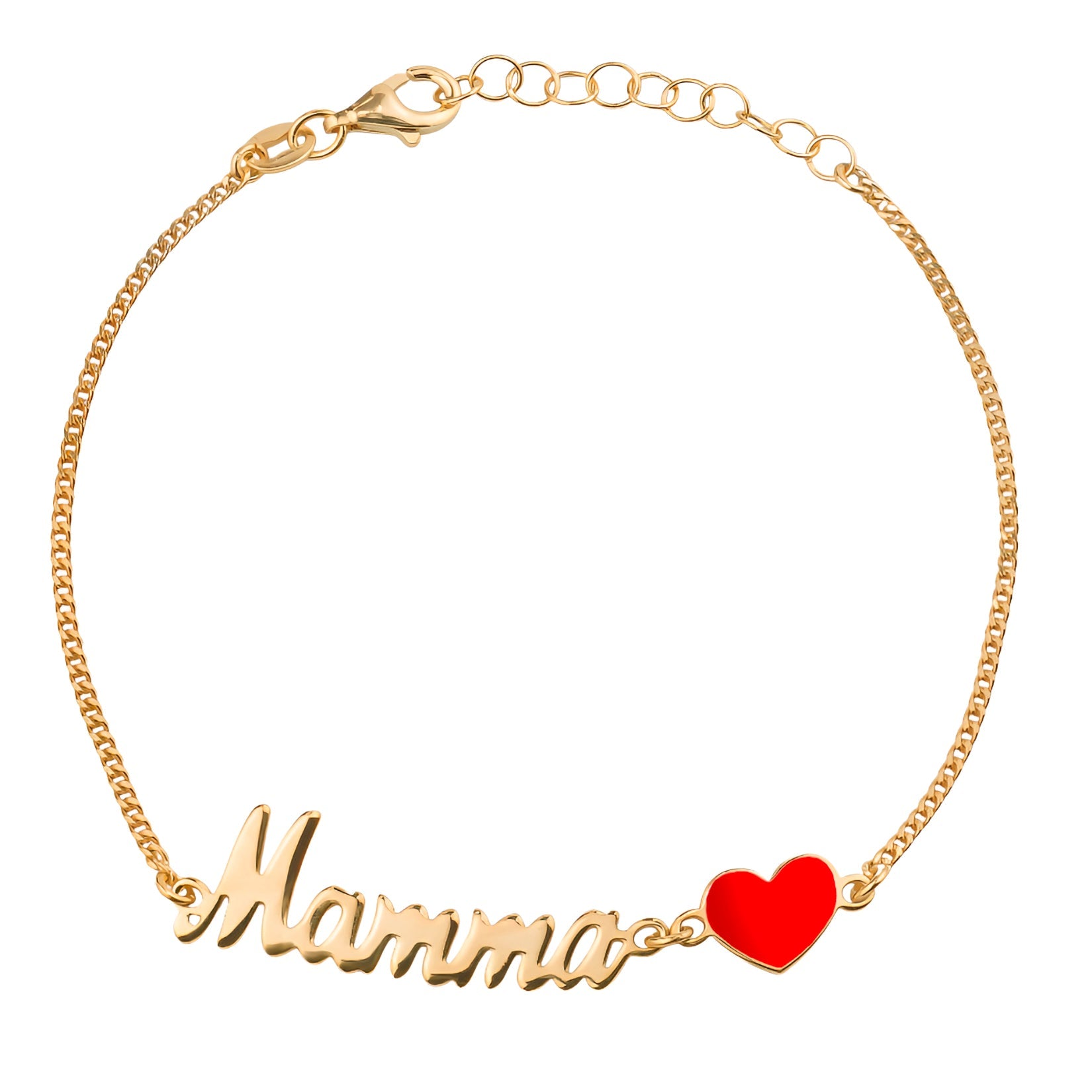Monde Petit Bracciale Mamma In Argento 925 Con Farfalla E Fiore - Gioiello In Scatola Regalo