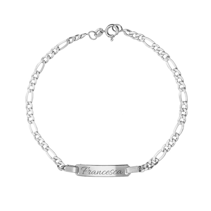 Bracciale rigido per la festa del papà in argento sterling 925 Bracciale rigido per la festa del papà in argento sterling 925