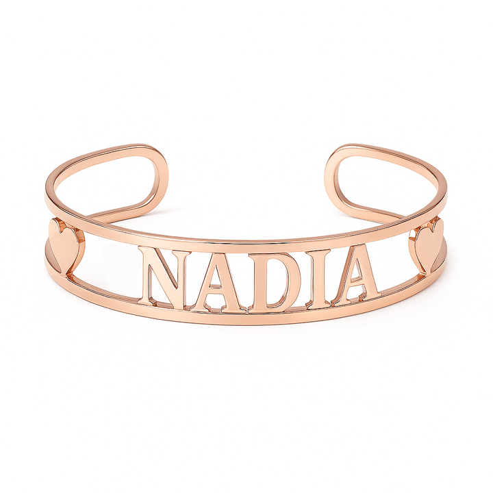 Bracciale Nome Rigido Open - My Mo Gioielli