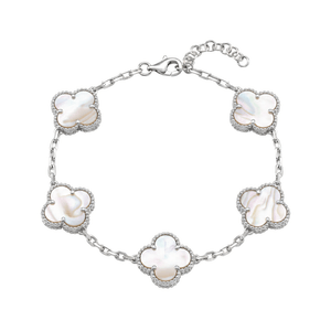 Bracciale Quadrifoglio con Madreperla - My Mo Gioielli