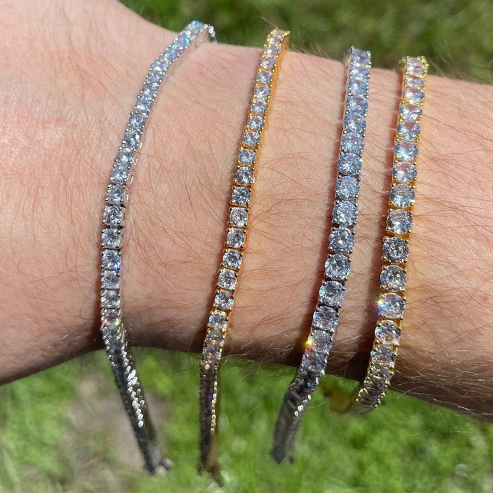 Bracciale Tennis Zirconi Bianchi 3 mm - My Mo Gioielli
