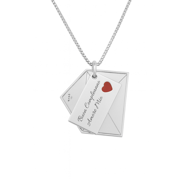 Collana Busta e Foglio - My Mo Gioielli