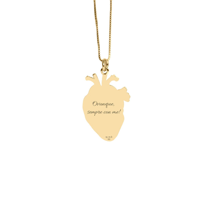 Collana Cuore Anatomico con fiori Argento925 | Annag Collection Collana Cuore Anatomico con fiori Argento925 | Annag Collection