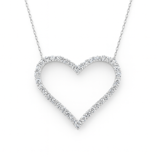 Collana Cuore Tennis Big 3 mm - My Mo Gioielli
