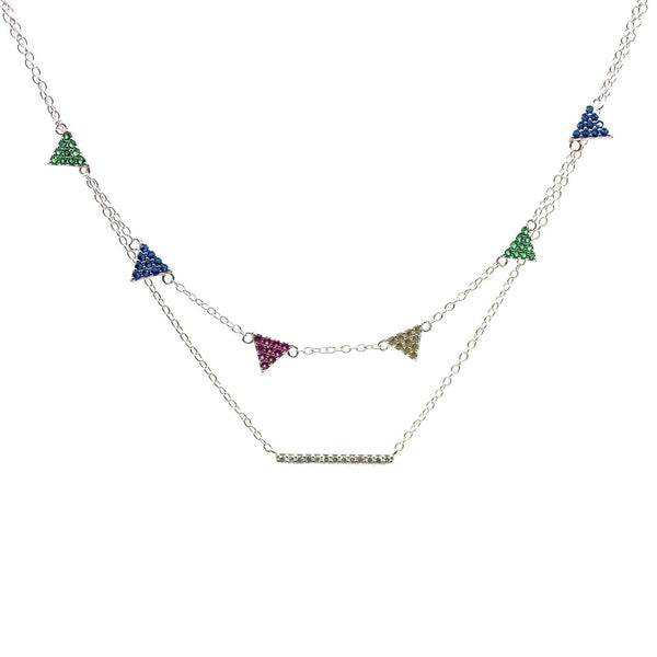 Collana Due Fili Multicolor - My Mo Gioielli