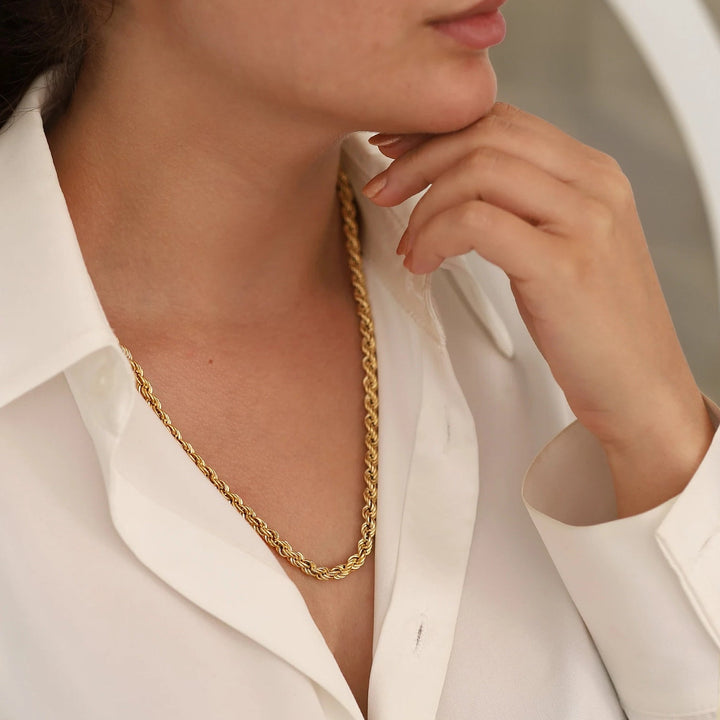 Collana Fune Corda Big 5 mm - My Mo Gioielli