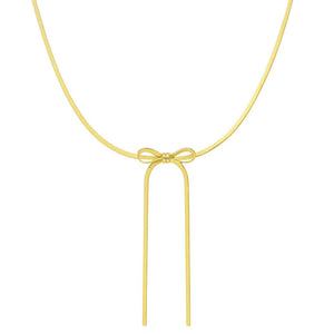 Collana Piattina Snake Fiocco - My Mo Gioielli