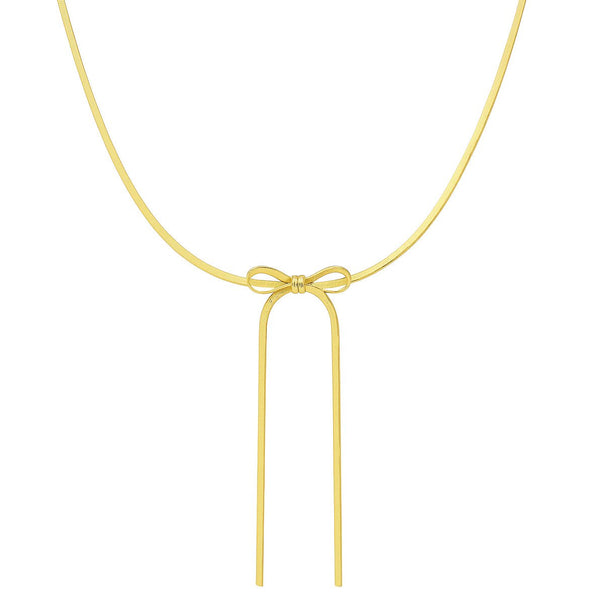 Collana Piattina Snake Fiocco - My Mo Gioielli