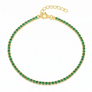 Cavigliera Tennis Verde 2 mm